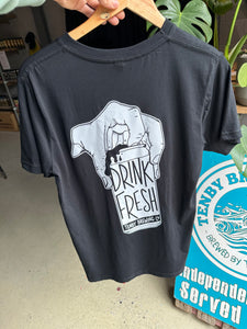 Drink Fresh Tee (Black/White)